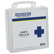 Erb Safety First Aid Kit, 2015 Unitized, Class B, Type I, II, III, Plastic Case 29962